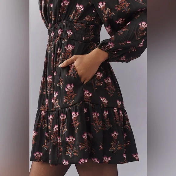 slim fit dress slacks Aurora misty green Twilight Blossom Dress